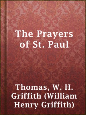 cover image of The Prayers of St. Paul